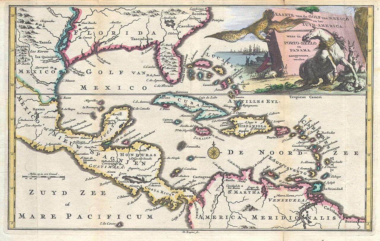 1747_Ruyter_Map_of_Florida__Mexico_and_the_West_Indies_-_Geographicus_-_PortoBello-ratelband-1747.jpg