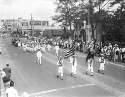 American_Legion_Band_in_the_Fourth_of_July_Parade_on_Flagler_Street