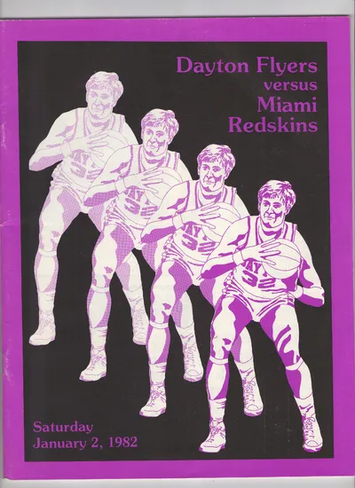 1981-82-University-of-Dayton-vs-Miami-Redskins-Basketball-Program-Magazine-_--_billk937