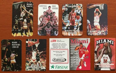 CBK_Lot_9_Diff_MIAMI_UNIV_OHIO_REDHAWKS_College_Basketball_Schedule_1980