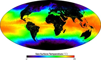 MODIS_Global_Sea_Surface_Temperature___Image_of_the_Day