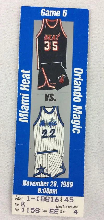 NBA_1989_11-28_Miami_Heat_at_Orlando_Magic_Ticket_Stub_-_Inaugural_Season_--_ez-creations