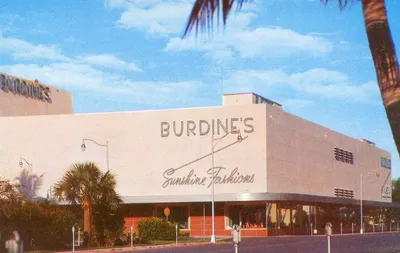 Burdines_Miami_Beach_Store_Vintage_Postcard