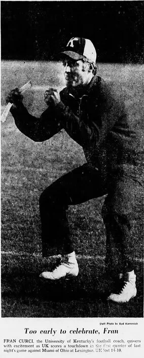 UK_coach_Fran_Curci_excited_vs_Miami_of_Ohio_in_1974